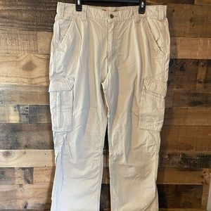 Carhartt Force Relaxed Fit Khaki Cargo Work Pants Men's 38x32